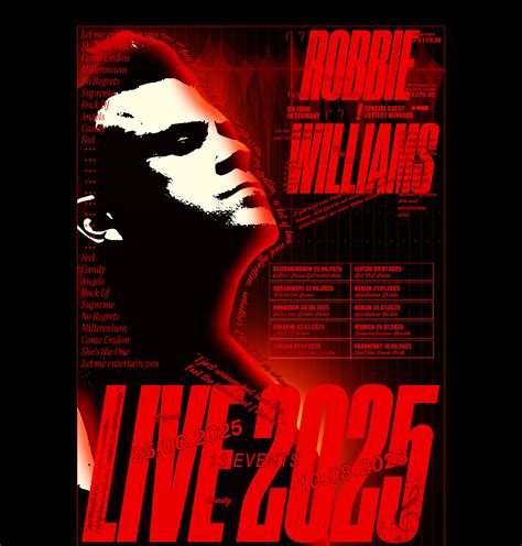 Robbie Williams Music Poster - Poster Collection UPROCK :: Behance