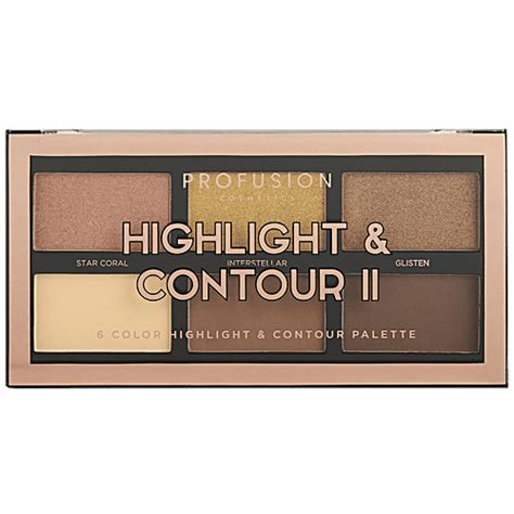Buy Profusion Cosmetics Contouring & Highlighting Palette - Mini ...