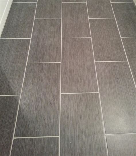 Home Depot Metro Gris 12x24 tile in my bathroom! | Home depot bathroom ...
