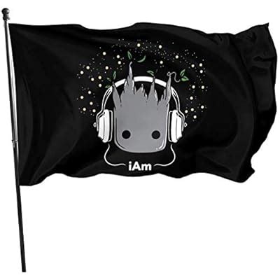 Buy I Am Groot Cute Baby Groot Deterrent Patrol Flag 3X 5Ft Banner with ...