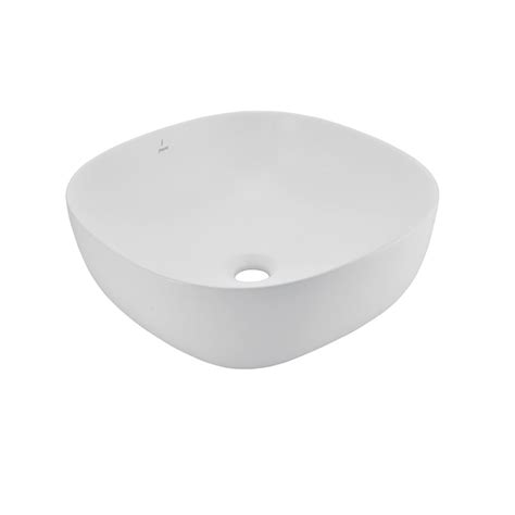 TABLE TOP BASIN - JAQUAR SWARE - ( WHITE MATT - JDR - 400x400 mm - 16i ...