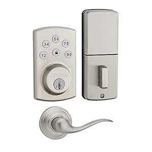 Kwikset 907 Powerbolt 2.0 Electronic Deadbolt Featuring SmartKey with ...
