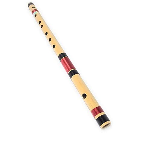 C Natural Medium Bansuri Flute Clearance sale (Left Hand) 19 inches (4 ...