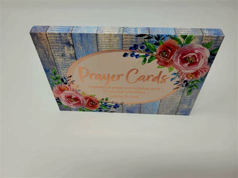 Prayer Cards Inspirational Prayer And Scripture Cards Includes 20 ...