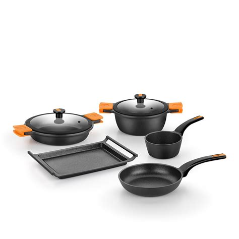 Batería de cocina con plancha 5 piezas Efficient Pro Bra · Bra · El ...