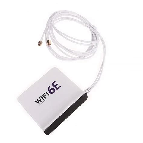 WiFi 6E External Antenna with Magnetic Base - 2M SMA
