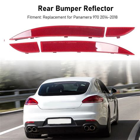 Car Craft Compatible With Porsche Panamera 970 2014-2016 Rear Bumper ...