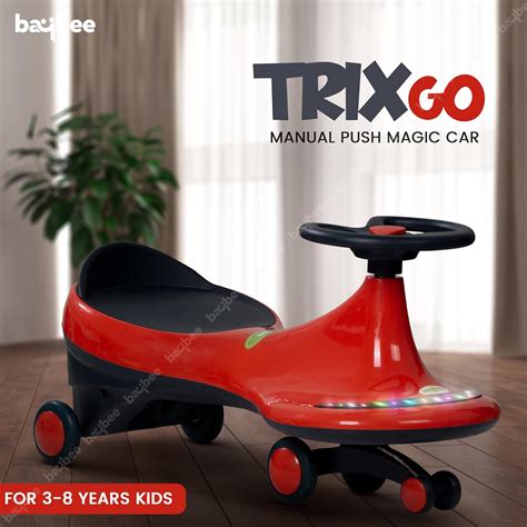 Trixgo Baby Swing Cars for Kids | Push Ride on Baby Car with 360° Rota