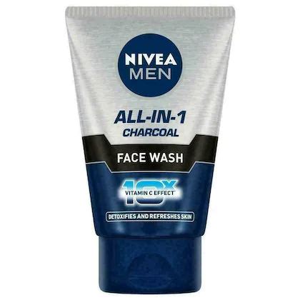 Nivea Men All-In-1 10X Vitamin C Charcoal Effect Face Wash 100 g – Yo Budde