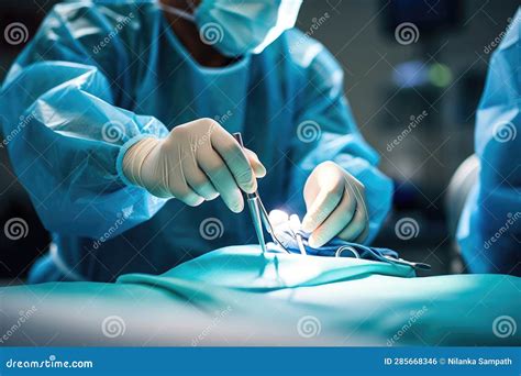 Hands of a Surgeon in an Operating Room Close-up, Steady and Precise ...