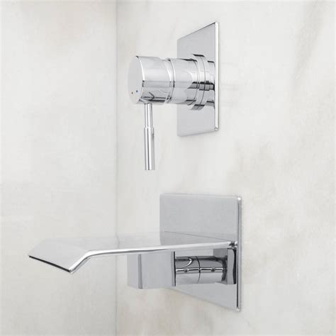 Lavelle Wall-Mount Waterfall Tub Faucet | Signature Hardware