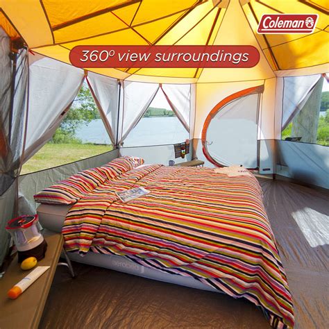 Coleman Cortes Octagon 8 Tent (Orange)