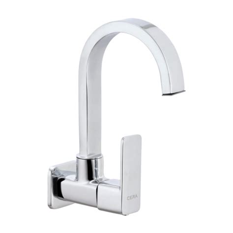 Cera Wall Mounted Regular Kitchen Sink Tap Ruby F1005251 with Swinging ...