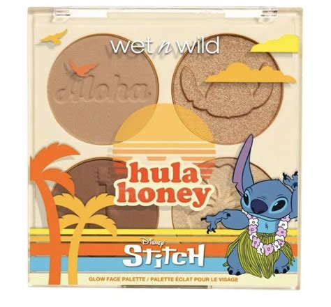 Wet n wild x disney lilo stitch hula honey glow face palette limited ...