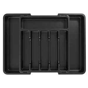VENZISA Expandable Silverware Drawer Organizer, Adjustable Utensil Tray ...