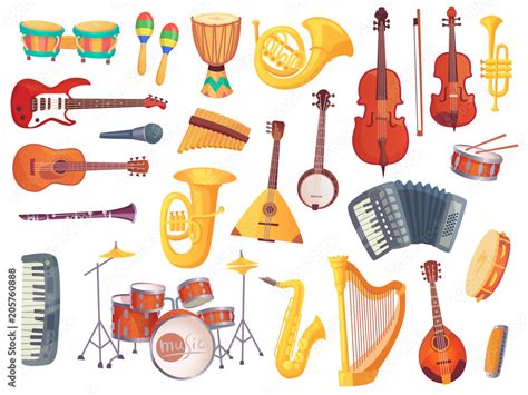 Musical Instruments Names Cartoon 的图像结果