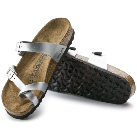 BIRKENSTOCK Mayari Birko-Flor Sandal - Black, Gold, Silver And White
