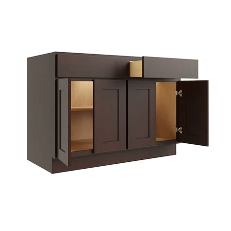 RELIABILT Parkstone 48-in W x 34.5-in H x 24-in D Espresso 2-Drawers ...
