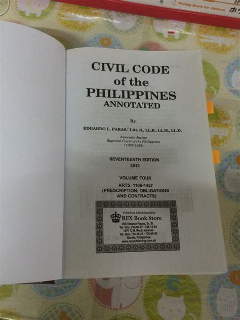 Image result for Civil Code Book Cover
