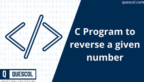 Image result for Reverse of Digits in C without Using Loop