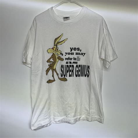 1990’s Looney Tunes Wile E Coyote Super Genius Size M - Gem