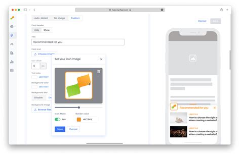 Icon Builder and User Timezones - What's new - Marfeel Community