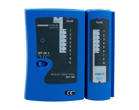 Jonard Tools MCT-468 Modular Cable Tester for RJ45, RJ12, and RJ11 ...