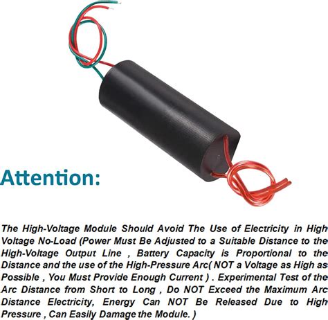 Buy AEDIKO 5pcs High Voltage Generator DC 6-12V to 1000kV Boost Step-Up ...