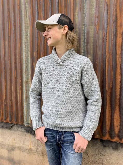 Crochet Mens Pullover Sweater Pattern at Corrina Davis blog