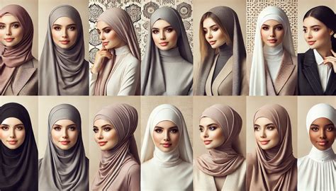 Les types hijabs plus populaires leurs usages