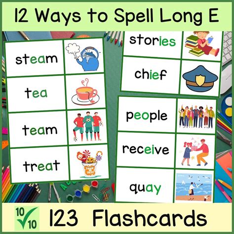 Flash Cards - Explicit Phonics - Long E Vowel Sound Word Families ...