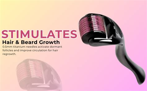 ANTIL'S Derma Roller 0.5mm for Hair & Beard Growth – 540 Titanium Micro ...