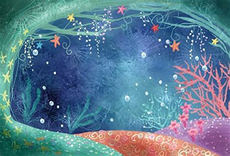 Under The Sea Backdrop Yeele 7x5ft Seabed Little Mermaid Photography ...