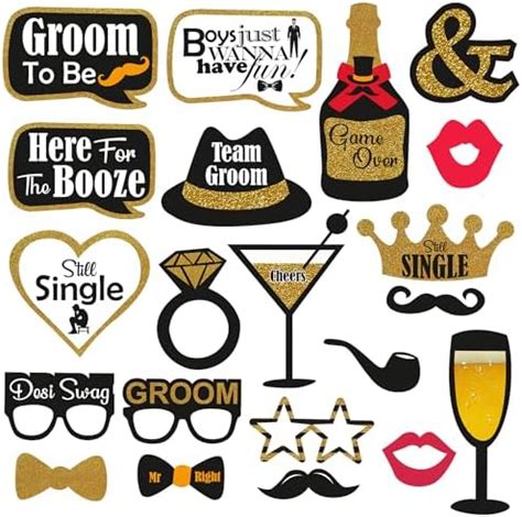 Party Propz Groom to Be Decoration Set - Pack of 21 Pcs Bachelor Party ...