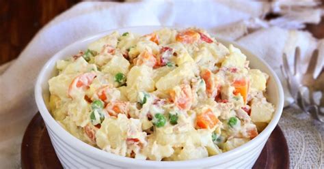 “Falsa” ensalada rusa: la receta para el acompañamiento ideal para el ...