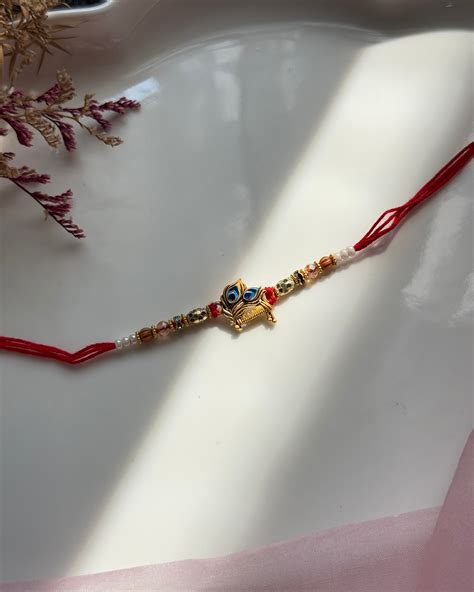 Morpankh Rakhi Thread – Mukhautaa