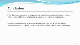 Image result for Strassen's Matrix Multiplication Algorithm