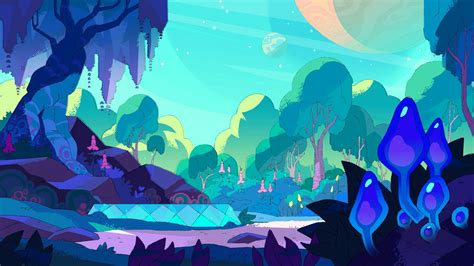 Steven Universe: Future background | Ilustrações conceituais, Painting ...