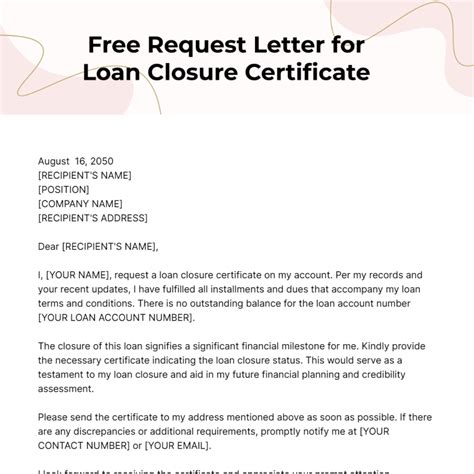 Bank Cur Account Closure Letter Format In Word Infoupdate - Free Word ...