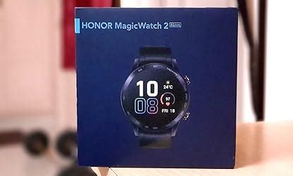 HONOR Magic Watch 2 (46mm, Charcoal Black) 14-Days Battery, SpO2, BT ...
