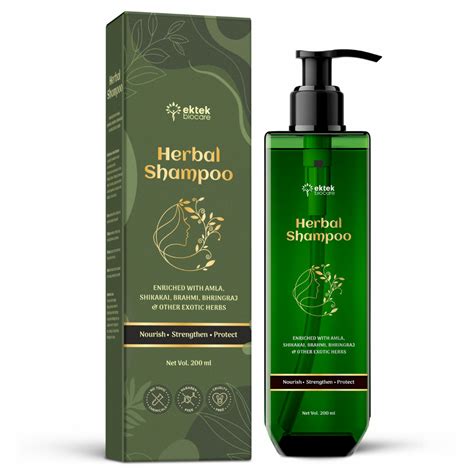 Herbal Shampoo | Ayurvedic Hair Shampoo | 200ml | Pack of 2 – EK-TEK PHARMA