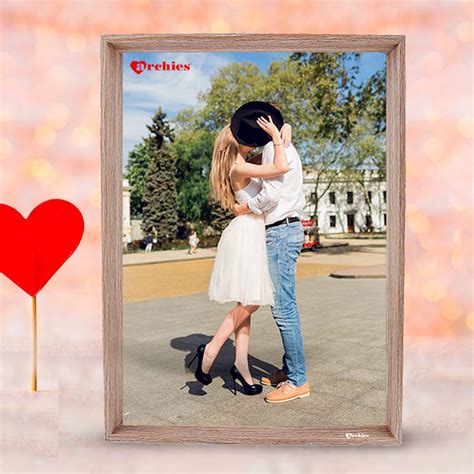 ARCHIES 1 Wooden MDF Material Romantic Memories Photo Frame Photo, 25 ...