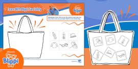 Learn With Blippi: My Travel Plan Worksheet