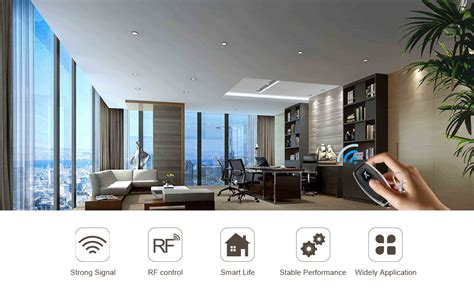 Roboway 433Mhz AC 85-220V 1CH Wireless Remote Switch Relay Receiver ...