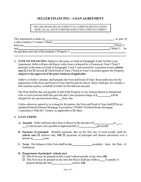 43 Seller Financing Addendum Samples [Free] ᐅ TemplateLab