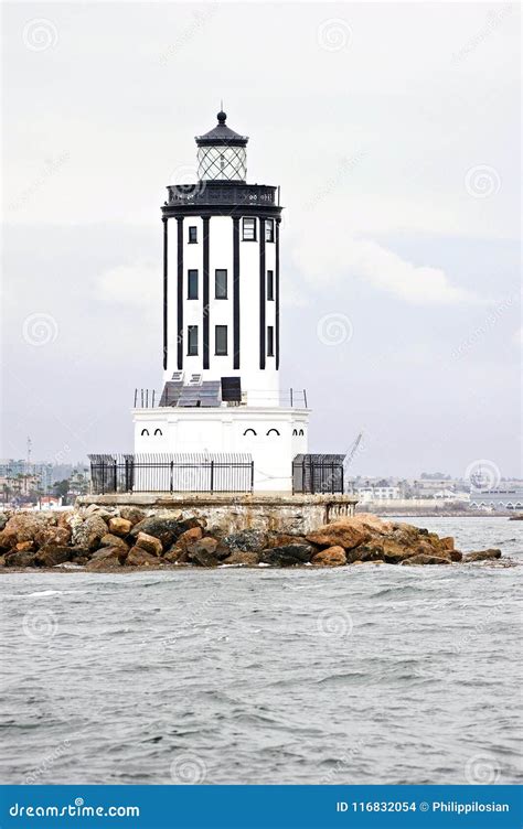 Angels Gate Lighthouse editorial stock image. Image of building - 116832054