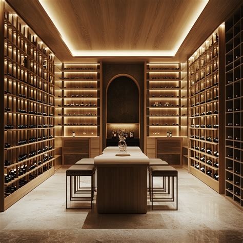 Elegant Wine Cellar Haven | Home wine cellars, Wine cellar design, Wine ...