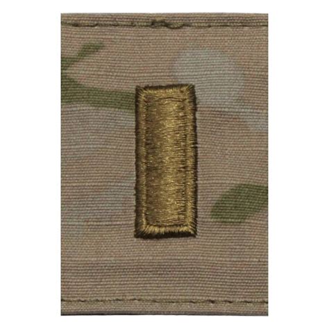 Army 2LT 2nd Lieutenant Rank Gore-Tex OCP Slide-On Rank Patch – Bradley ...