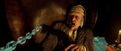 "A Christmas Carol" movie still, 2009. Jim Carrey as Ebenezer Scrooge ...