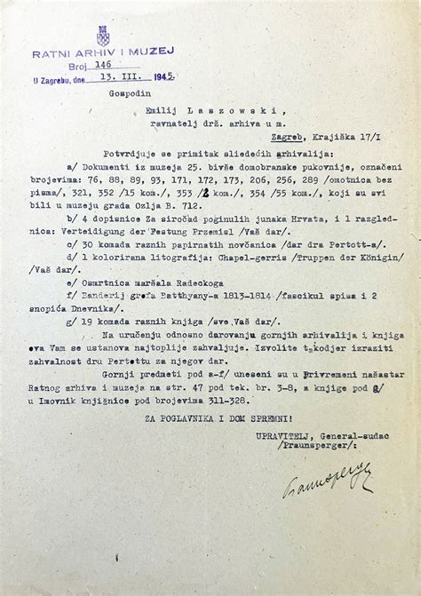 16. Ja ne poznajem ni mržnje ni zavisti… - Laszowski - Muzej Grada Zagreba